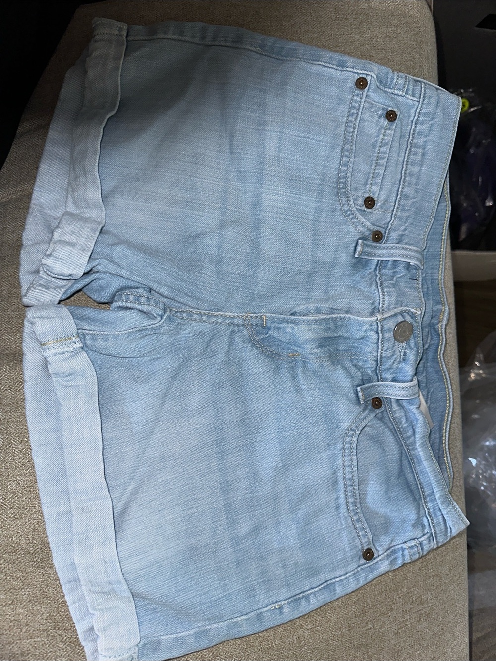 Levi's Light Blue Women's Boyfriend Denim Shorts